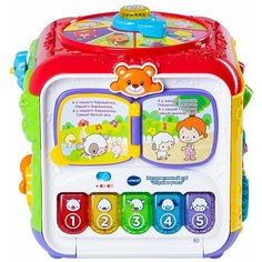 Развивающая игрушка VTech Интерактивный куб. Играй и учись, мультиколор