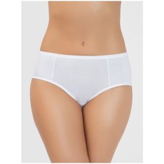 Vis-a-Vis Трусы слипы средней посадки с перфорацией, размер L, white