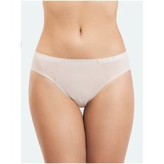 Vis-a-Vis Трусы бикини низкой посадки с сеткой, размер XS, nude