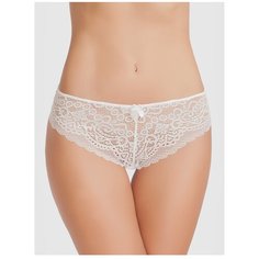 Vis-a-Vis Трусы бразильяна кружевные, размер S, off white