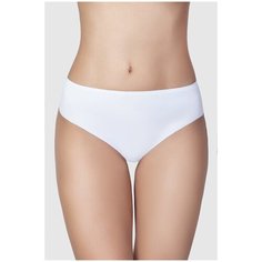 Vis-a-Vis Трусы бикини с фигурной лазерной отделкой и украшением из термостраз, размер XS, white