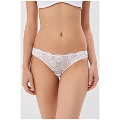 Innamore Трусы бразилиана низкой посадки кружевные basic lace, размер 3(44), белый