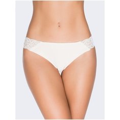 Vis-a-Vis Трусы бразильяна с кружевом, размер M, white