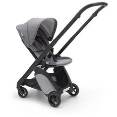 Прогулочная коляска Bugaboo ANT, black/grey melange/grey melange, цвет шасси: черный