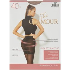 Колготки Glamour Beauty Shape, 40 den, размер 2-S(1/2-S), miele (бежевый)