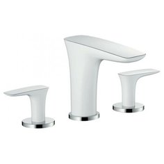 Смеситель для раковины (умывальника) hansgrohe PuraVida 15063400 двухрычажный белый