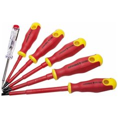 Набор отверток STAYER 25145-H6_z01, 6 предм., красный/желтый