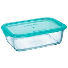 Luminarc Контейнер KeepNBox 1.97 л, 18.2x25.1 см, бирюзовый
