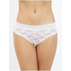 Vis-a-Vis Трусы кружевные бикини, размер S, white