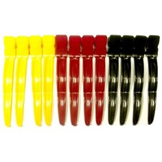 Зажим DEWAL CL2419 12 шт. желтый/красный/черный