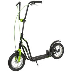Детский внедорожный самокат Novatrack STAMP N1 12" (2020), черный