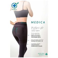Колготки Gabriella Medica Push Up, 100 den, размер 4-L, черный