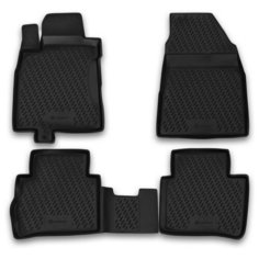 Комплект ковриков салона ELEMENT CARNIS00029 для Nissan Tiida 4 шт. черный