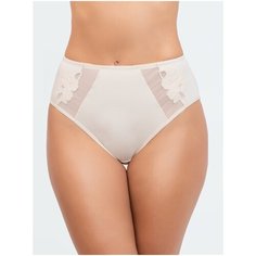 Vis-a-Vis Трусы слипы макси с кружевом, размер XXXL, beige