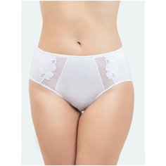 Vis-a-Vis Трусы слипы макси с кружевом, размер XXL, white