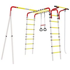 Спортивно-игровой комплекс ROMANA Веселая лужайка - 2 без качелей, белый антик золото