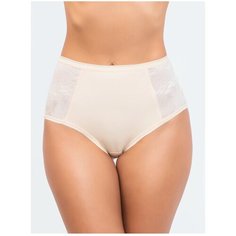 Vis-a-Vis Трусы слипы Delicate макси с кружевными вставками, размер XXXL, natural