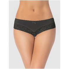 Vis-a-Vis Трусы бразильяна с кружевом, размер M, black