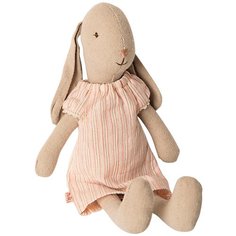 Мягкая игрушка Maileg Заяц в ночной рубашке размер 1, 25 см