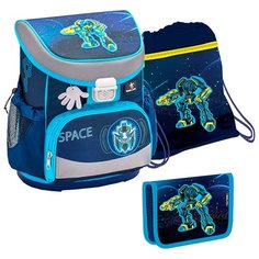 Belmil Ранец Mini-Fit - Space с наполнением (405-33/812/SET), синий