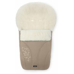 Конверт-мешок Womar Snowflake в коляску 95 см 1/2 бежевый