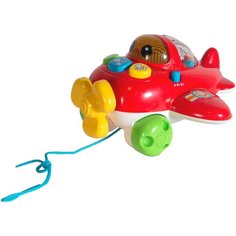 Каталка-игрушка VTech Самолет Тяни и Взлетай (80-508826) красный