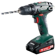 Шуруповерт Metabo BS 18 2х1.5 Ач LiIon,патрон 10мм,SC60