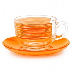 Чайный набор БРАШМАНИЯ ОРАНЖ 12 предметов 220мл Luminarc