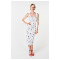 Платье-майка Trendy Angel TAO-0025 женское Цвет Белый Цветы р-р 48-50 XL