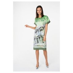 Платье La Vida Rica 5720 женское Цвет Зеленый Город р-р 46