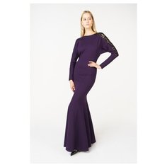 Платье La Vida Rica 2619 женское Цвет Фиолетовый Однотонный р-р 44