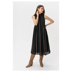 Платье Y.A.S 26015654 женское Цвет Черный Black Полоски р-р 48 L