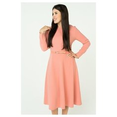 Платье La Vida Rica 51150/ женское Цвет Розовый Однотонный р-р 48