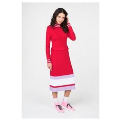 Платье Y.A.S 26013853 женское Цвет Красный Fiery red Полоски р-р 48 L