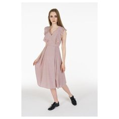 Платье La Vida Rica D71034 женское Цвет Розовый Однотонный р-р 46