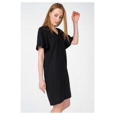 Платье b.young 20805660 женское Цвет Черный Black80001 Однотонный р-р 48 40