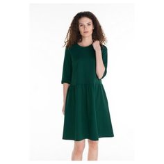 Платье La Vida Rica D61095/ женское Цвет Зеленый Однотонный р-р 42