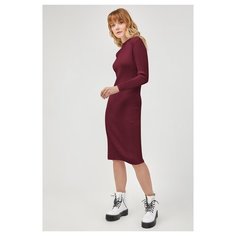Платье Tom Farr T4F W4554.29 женское Цвет Бордовый Темный бордовый Однотонный р-р 48 L