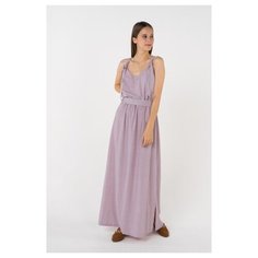Платье La Vida Rica D71031 женское Цвет Фиолетовый Однотонный р-р 46