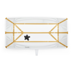 Stokke FLEXI BATH Складная ванночка с поддержкой White Yellow