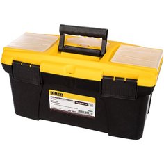 Ящик с органайзером Biber 65400 29x13x9.5 см 12 черный/желтый