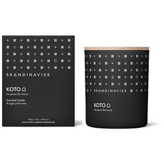 Свеча ароматическая KOTO с крышкой, 200 г (новая) Skandinavisk