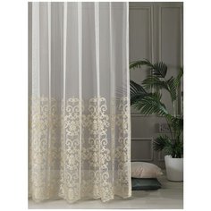 Штора/Тюль с вышивкой Magiza арт.26010 300*270, золотой