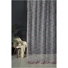 Штора/Тюль с вышивкой Magiza арт.25490 500*270, розовый, венге