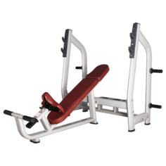 BRONZE GYM H-025 Скамья для жима с положительным наклоном (коричневый)