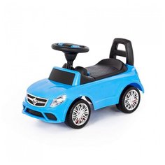 Каталка-автомобиль Полесье SuperCar №3, со звуковым сигналом, голубая