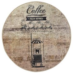 Коврик для ванной круглый, Ø100 см, 8682125928180 Chilai Home