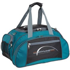 Спортивная сумка 6063/6 черно-бирюзовый Polar