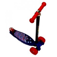 Детский самокат Scooter BIG Maxi Print TJ-701M синий, капитан америка