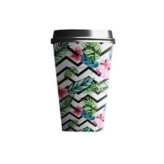 Стакан бумажный 200мл для горячего Цветы, 50 шт Мегапак